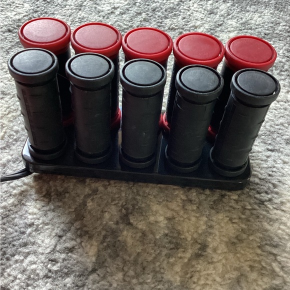 Remington Compact Ceramic Ionic Hot Rollers Curlers Travel Set of 10, 2 Sizes - Picture 4 of 5